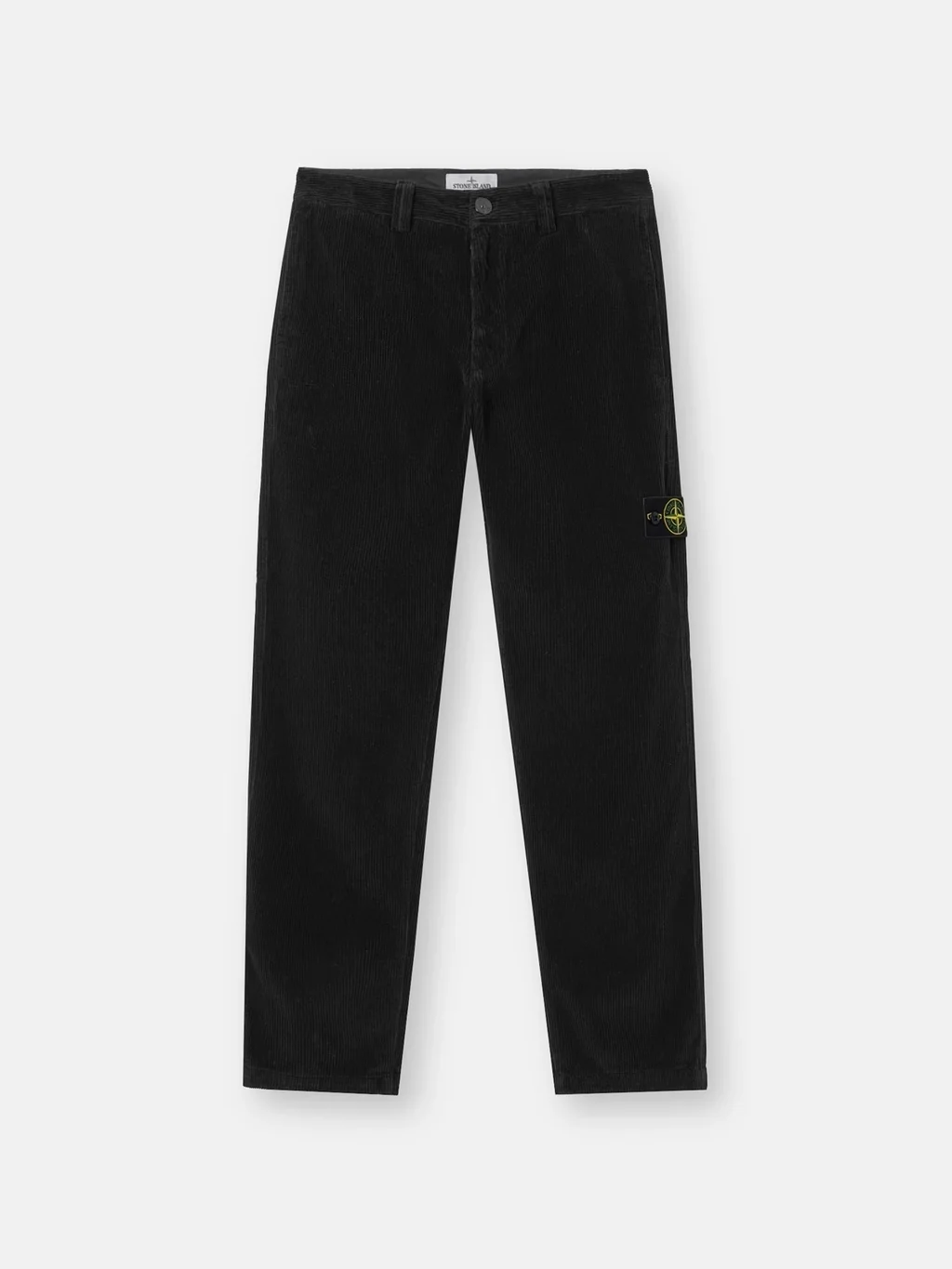 Мужские брюки чинос Stone Island With Contrast Pocket Regular Fit, черный — фото 2