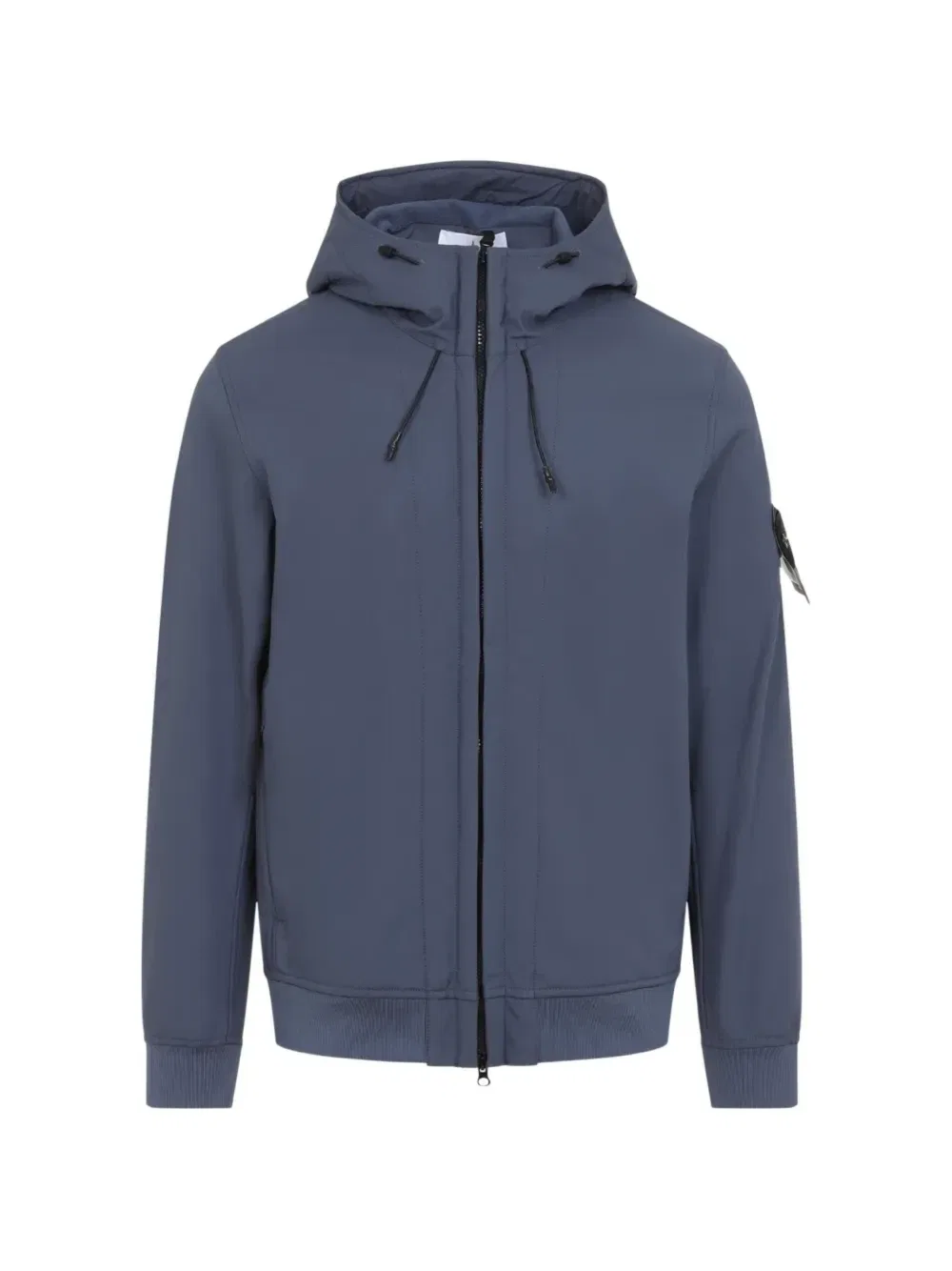 Куртка с капюшоном и логотипом Stone Island, синий