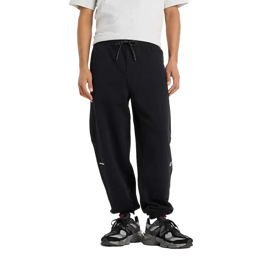 

New Balance Серые вязаные спортивные штаны NB мужские Black