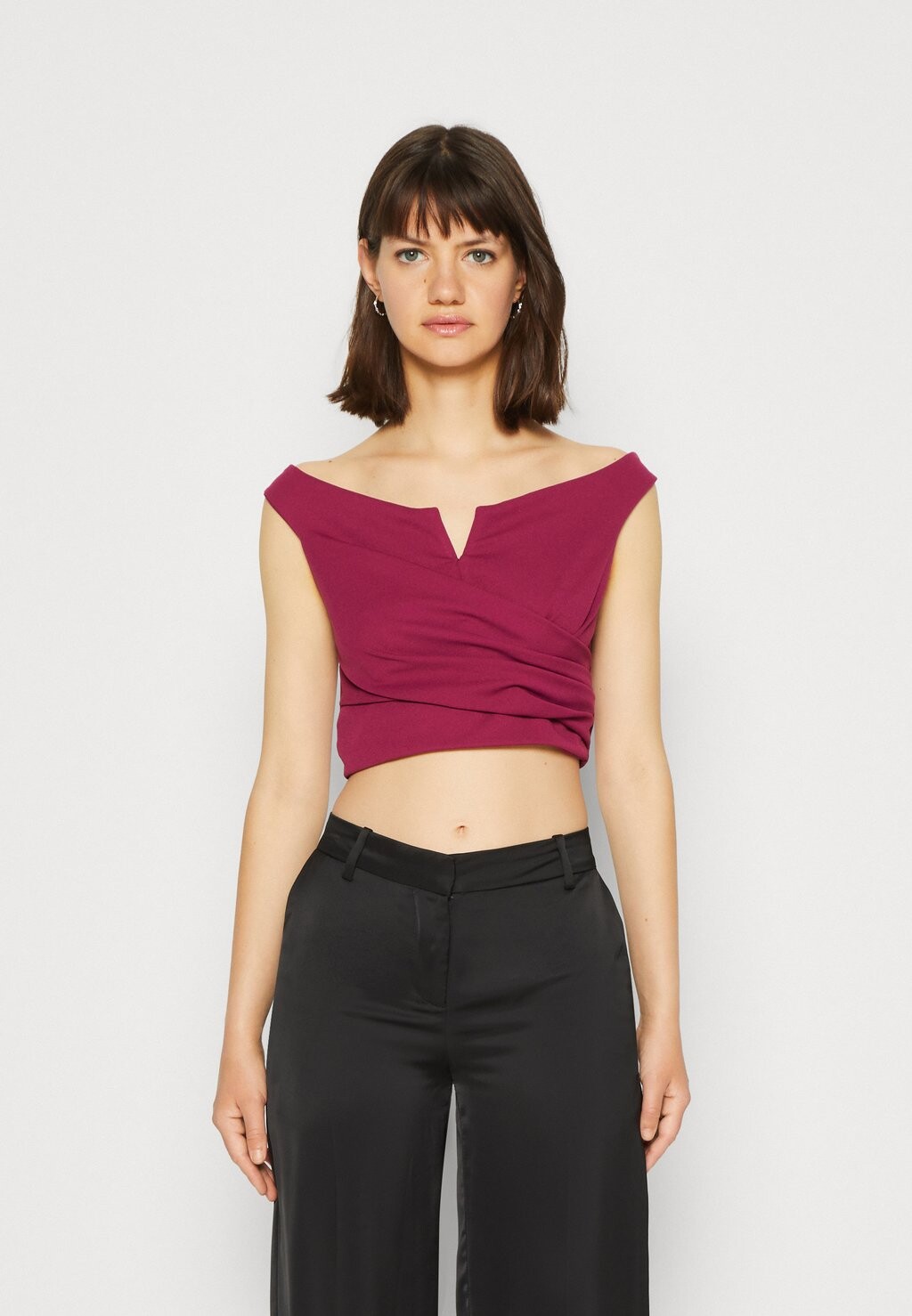 

Топ Valentines Heart Crop WAL G, фиолетовый