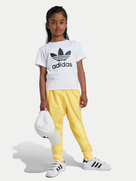 Футболка regular fit adicolor Trefoil Adidas, белый — фото 2