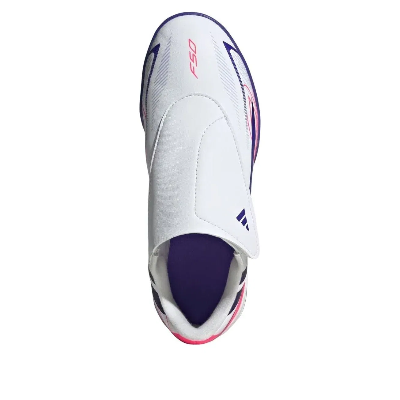 Детские футбольные бутсы с липучкой Hyperfast Club Velcro TF Chaos vs Control World Cup Pack Adidas, белый — фото 2