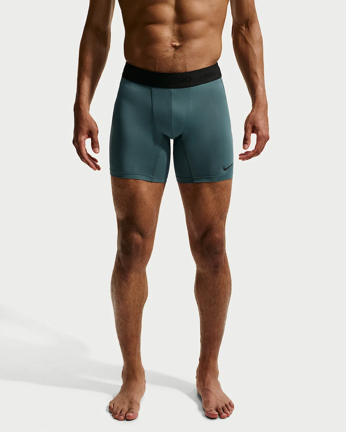 Мужские фитнес-шорты Dri-FIT Nike Pro, Mineral Slate/Black — фото 2