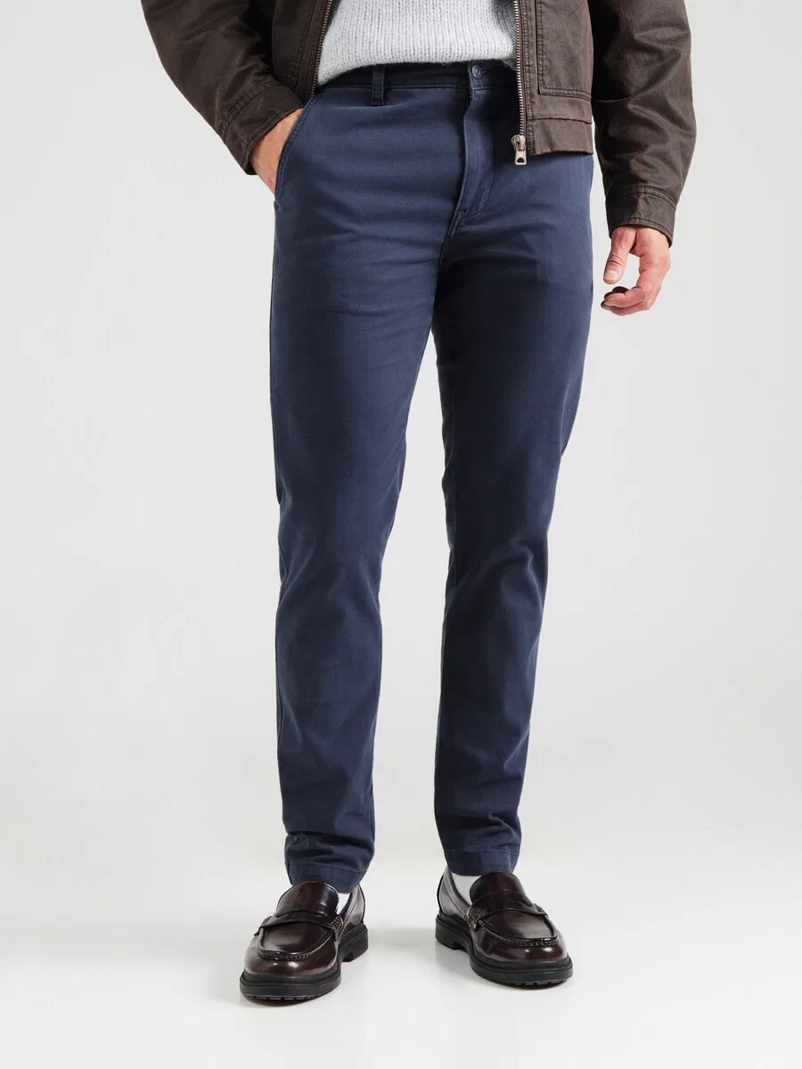 Брюки-чиносы LEVI'S Slim fit 'XX Chino Slim II' темно-синего цвета — фото 3