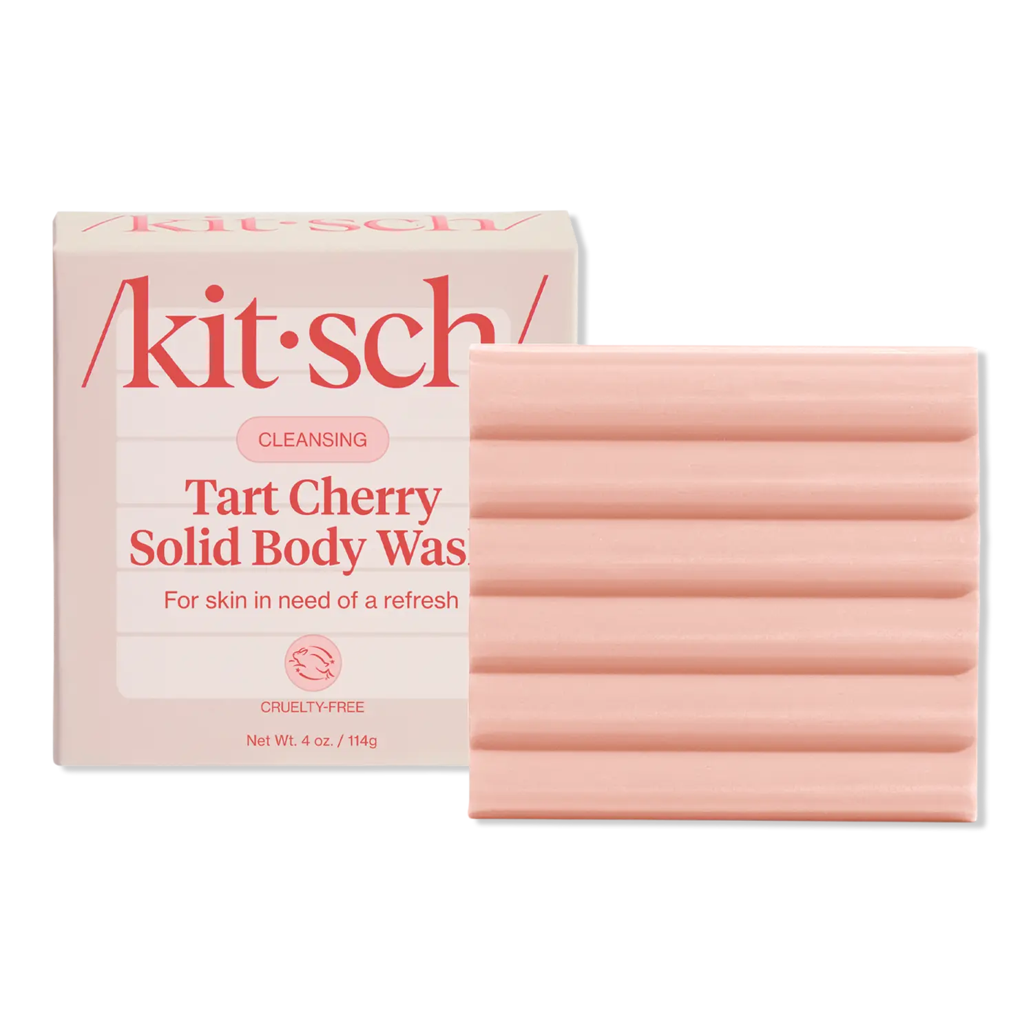 

Увлажняющее твердое мыло для тела Kitsch, Tart Cherry