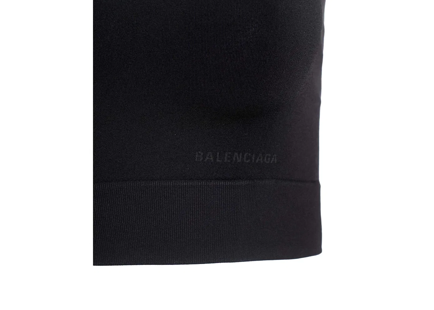 Женский топ с высоким воротником Balenciaga, Black — фото 2