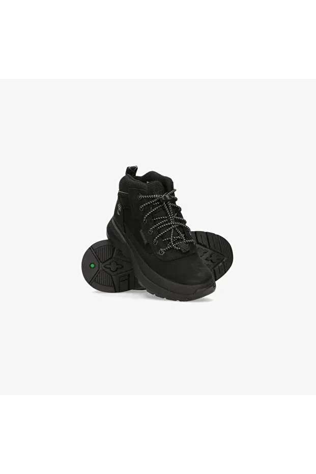 Детские ботинки для девочек на шнуровке Timberland, Black — фото 2