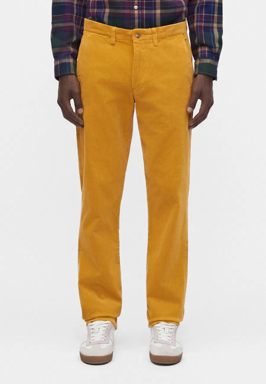 Брюки Polo Ralph Lauren Regular темно-желтого цвета — фото 2