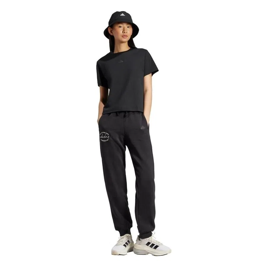 Женские спортивные брюки adidas W Bluv Q3 Pt IY1474, Черный — фото 2