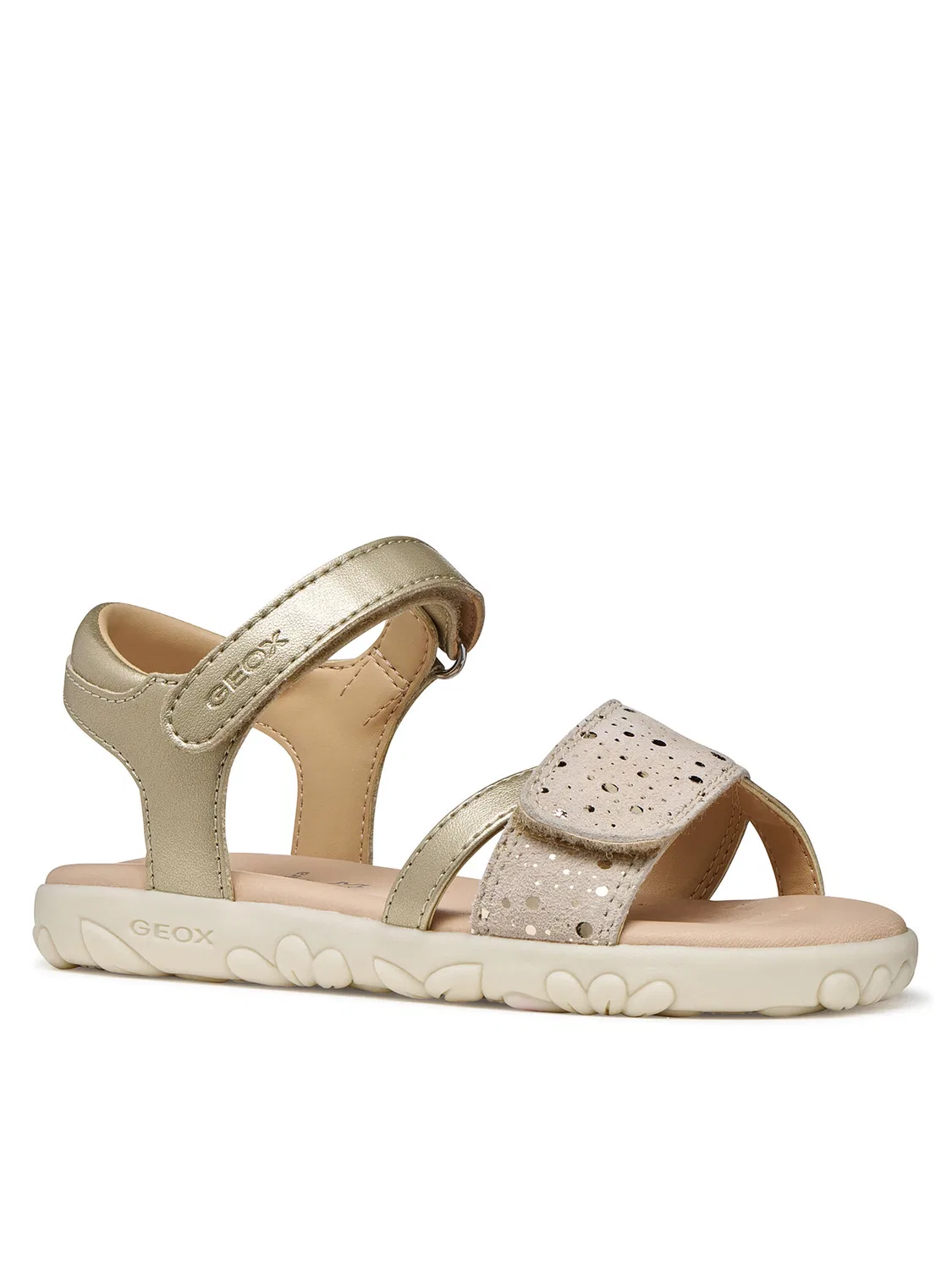 Сандалии для девочки Sandal Haiti Girl Geox, золотистый — фото 2