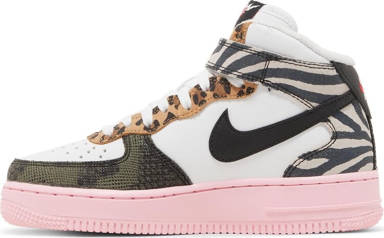 Кроссовки Nike Wmns Air Force 1 Mid 'Tunnel Walk', многоцветный — фото 4