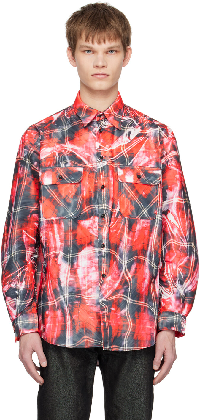 

Красная рубашка Mirage в клетку Doublet