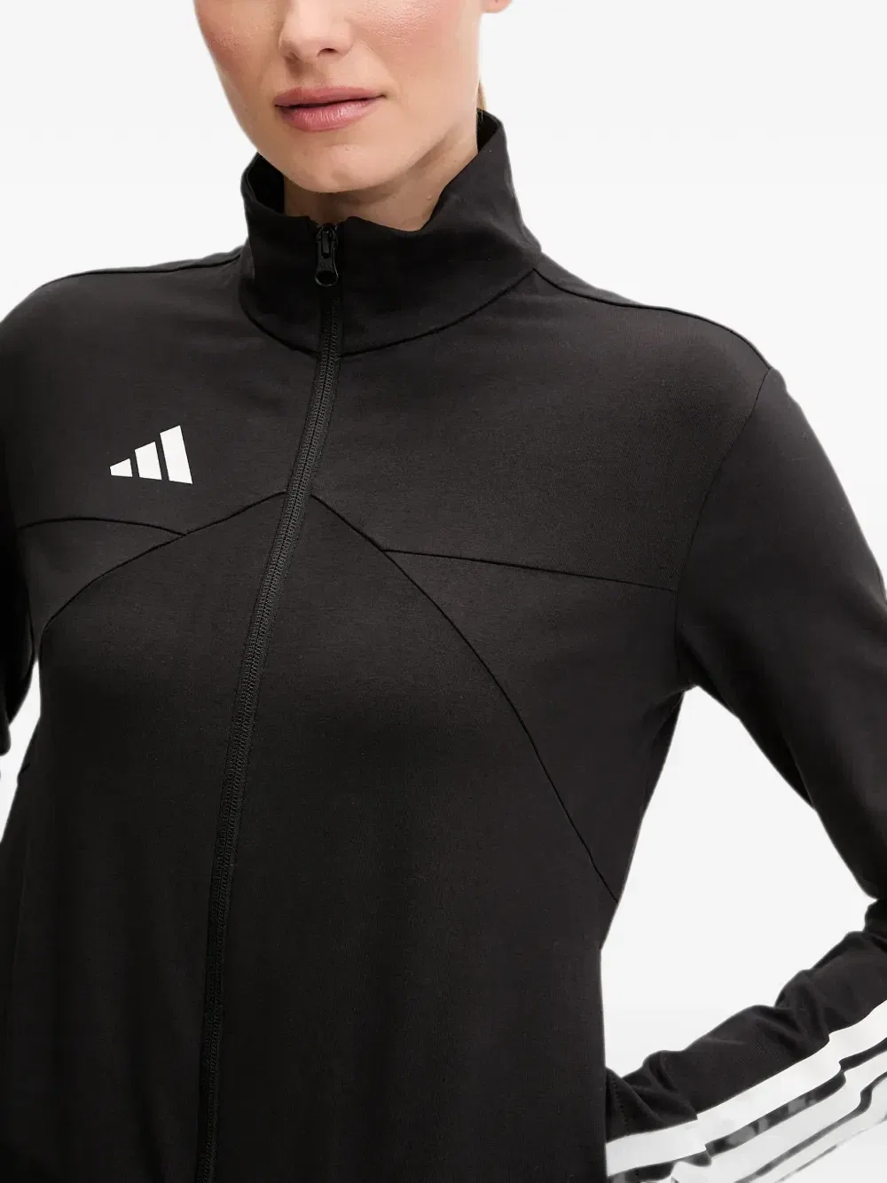 Толстовка Tiro на молнии Adidas, черный — фото 4
