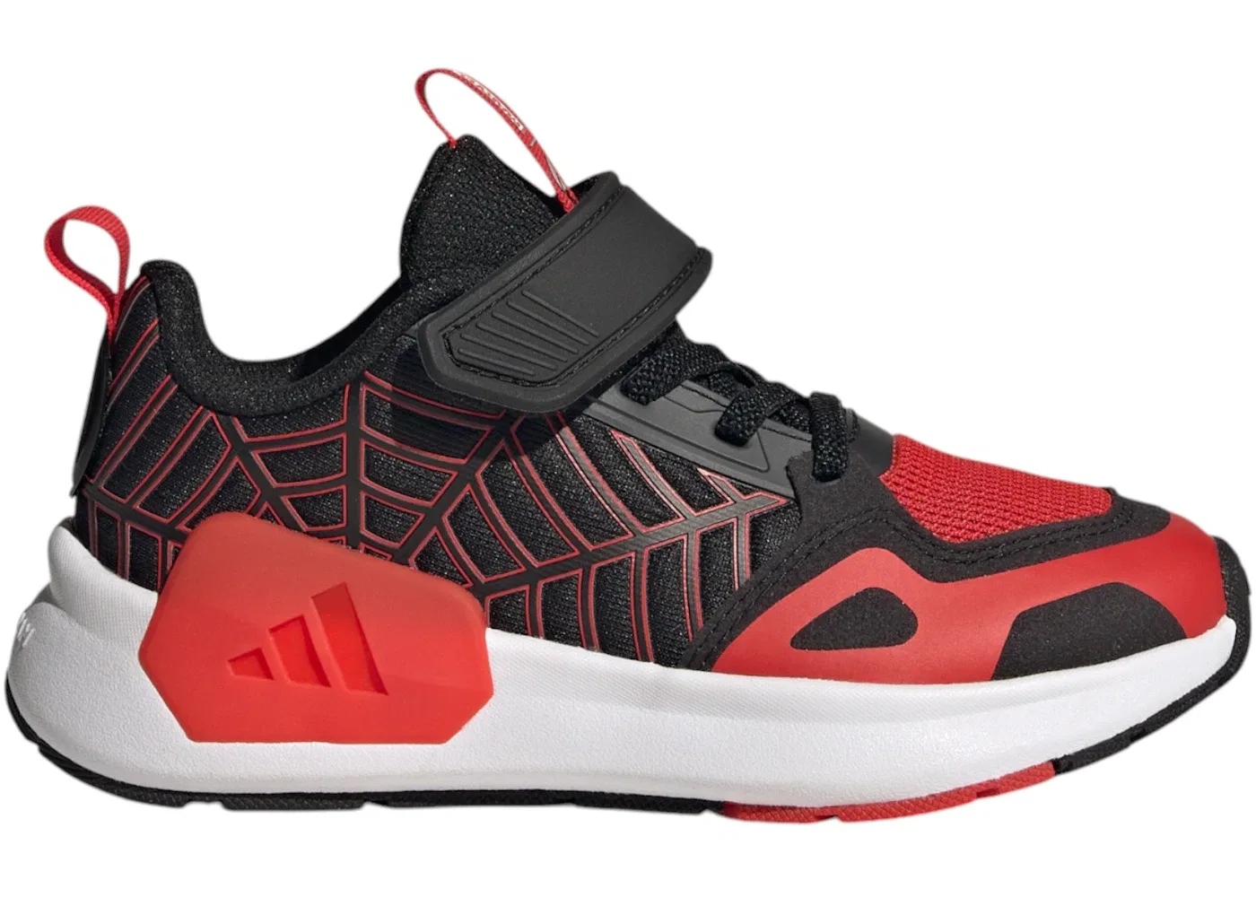 Детские кроссовки с принтом Spider-Man Adidas Runner, Core Black/Red/Cloud White