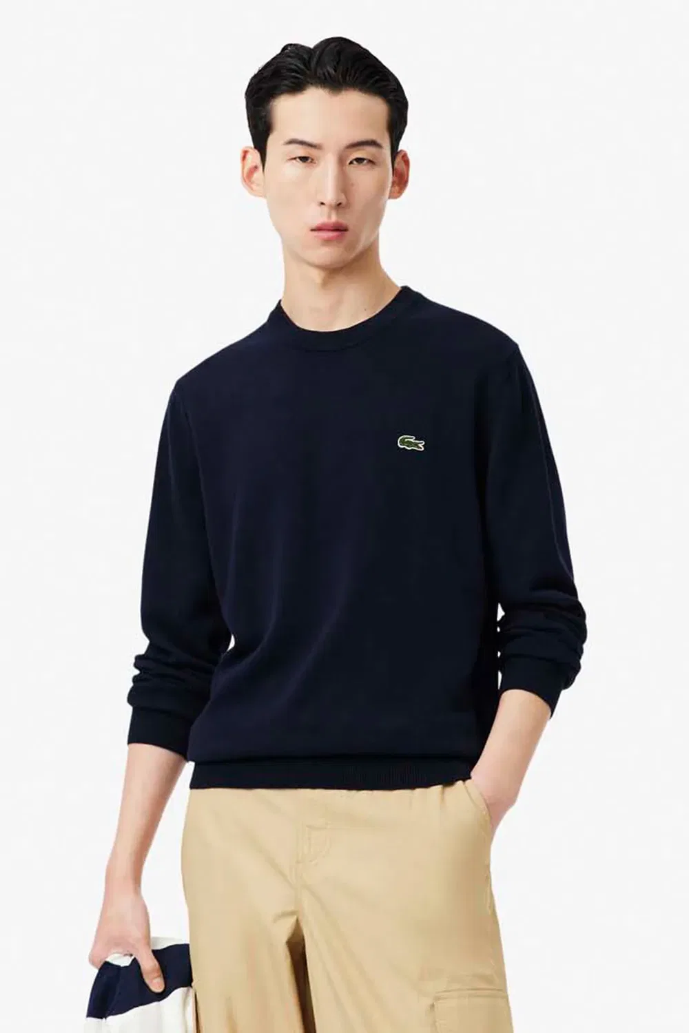 Джемпер с круглым вырезом Lacoste, Navy — фото 4