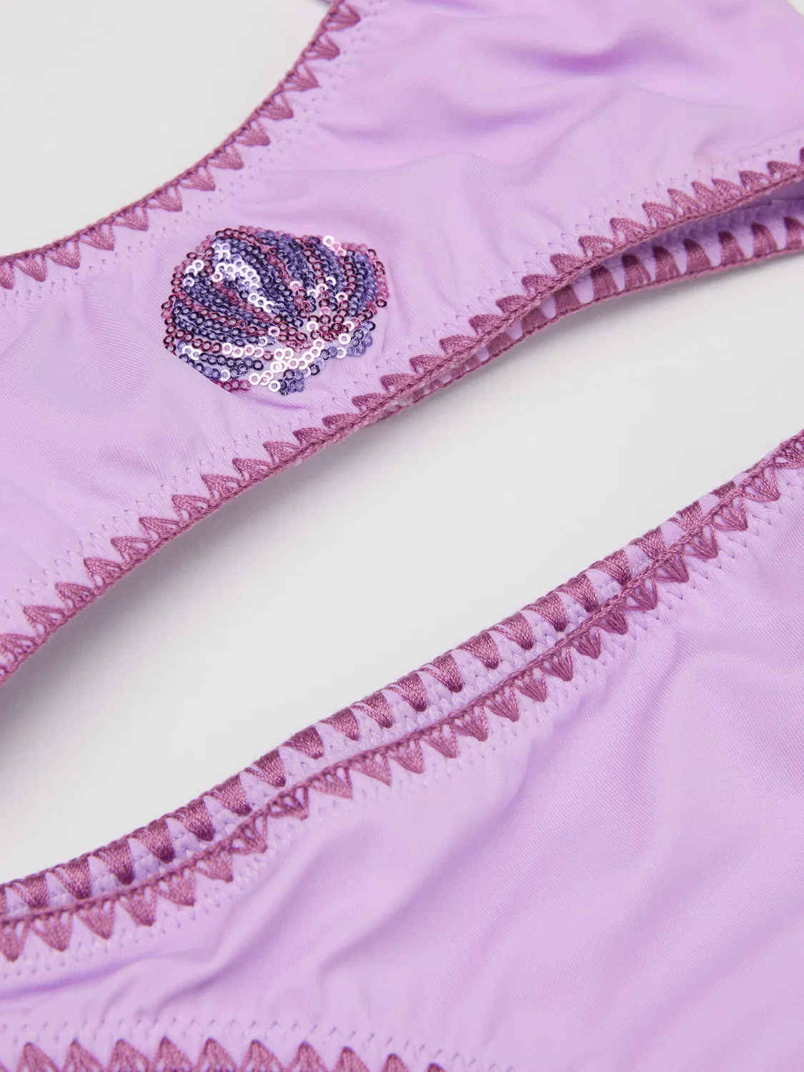 Calzedonia Бикини-бралетт Ocean Pearl фиолетового цвета — фото 3