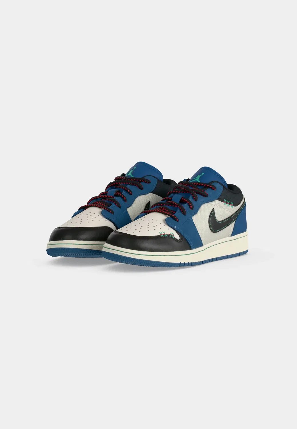 Кроссовки Air 1 se унисекс Jordan, True Blue/Black/University Red/Kinetic Green/Chalk — фото 3