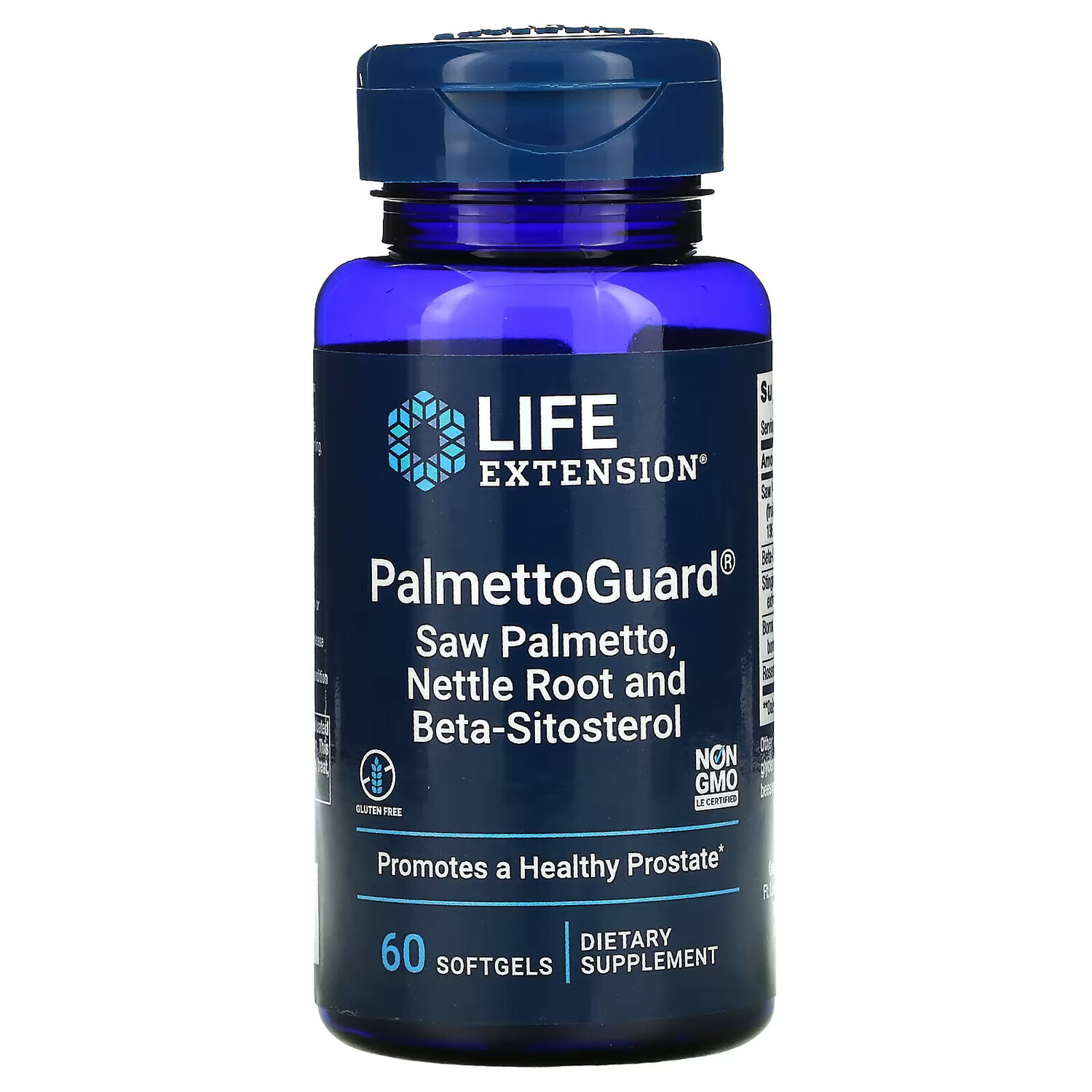 

Life Extension, PalmettoGuard, сереноя и корень крапивы с бета-ситостеролом, 60 капсул
