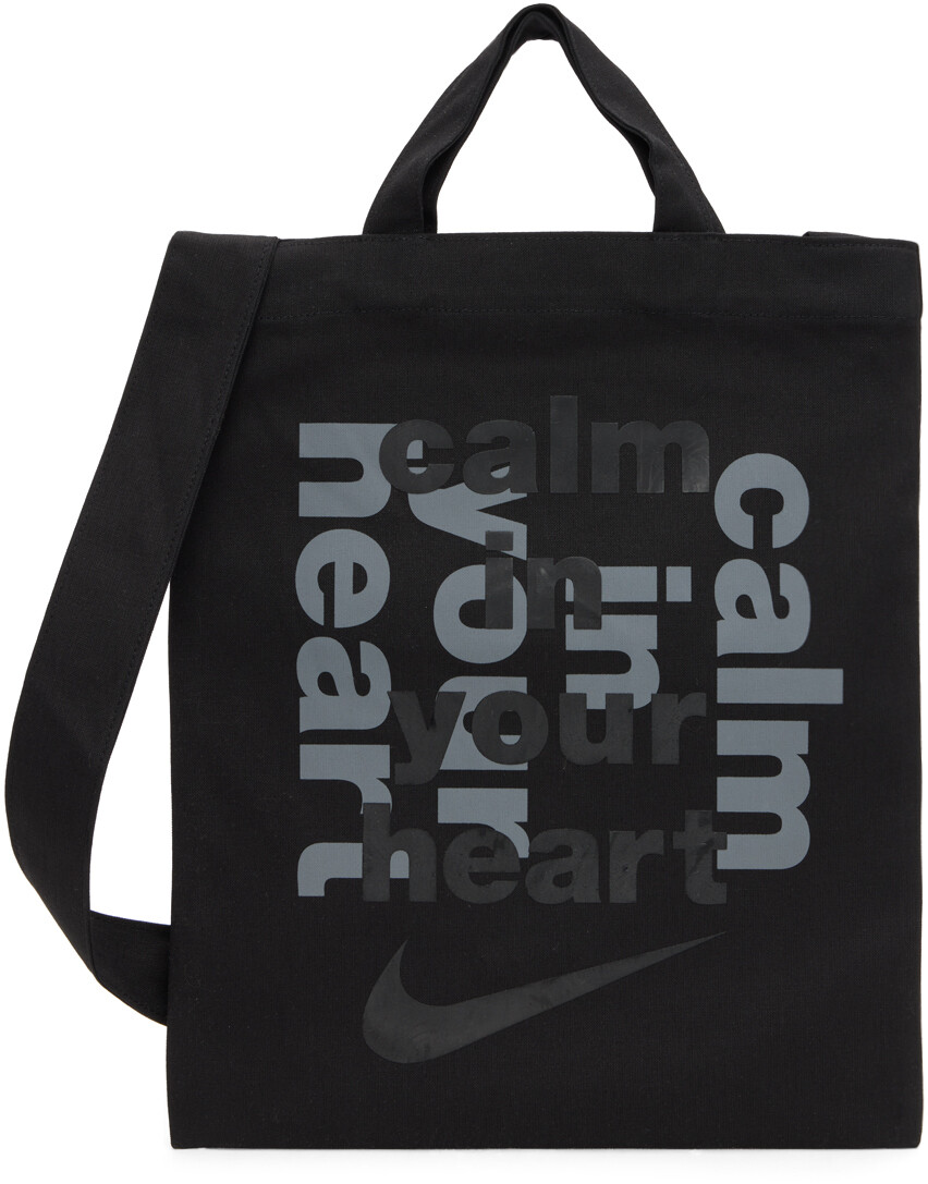 

Черная объемная сумка Nike Edition 'Calm In Your Heart' Black Comme des Garçons, Черный, Черная объемная сумка Nike Edition 'Calm In Your Heart' Black Comme des Garçons