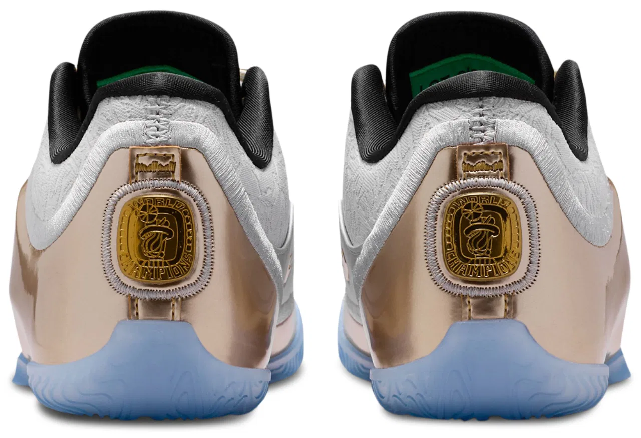 Кроссовки для мальчиков LeBron XXIII Nike, цвет Grey/Black/Blue — фото 3