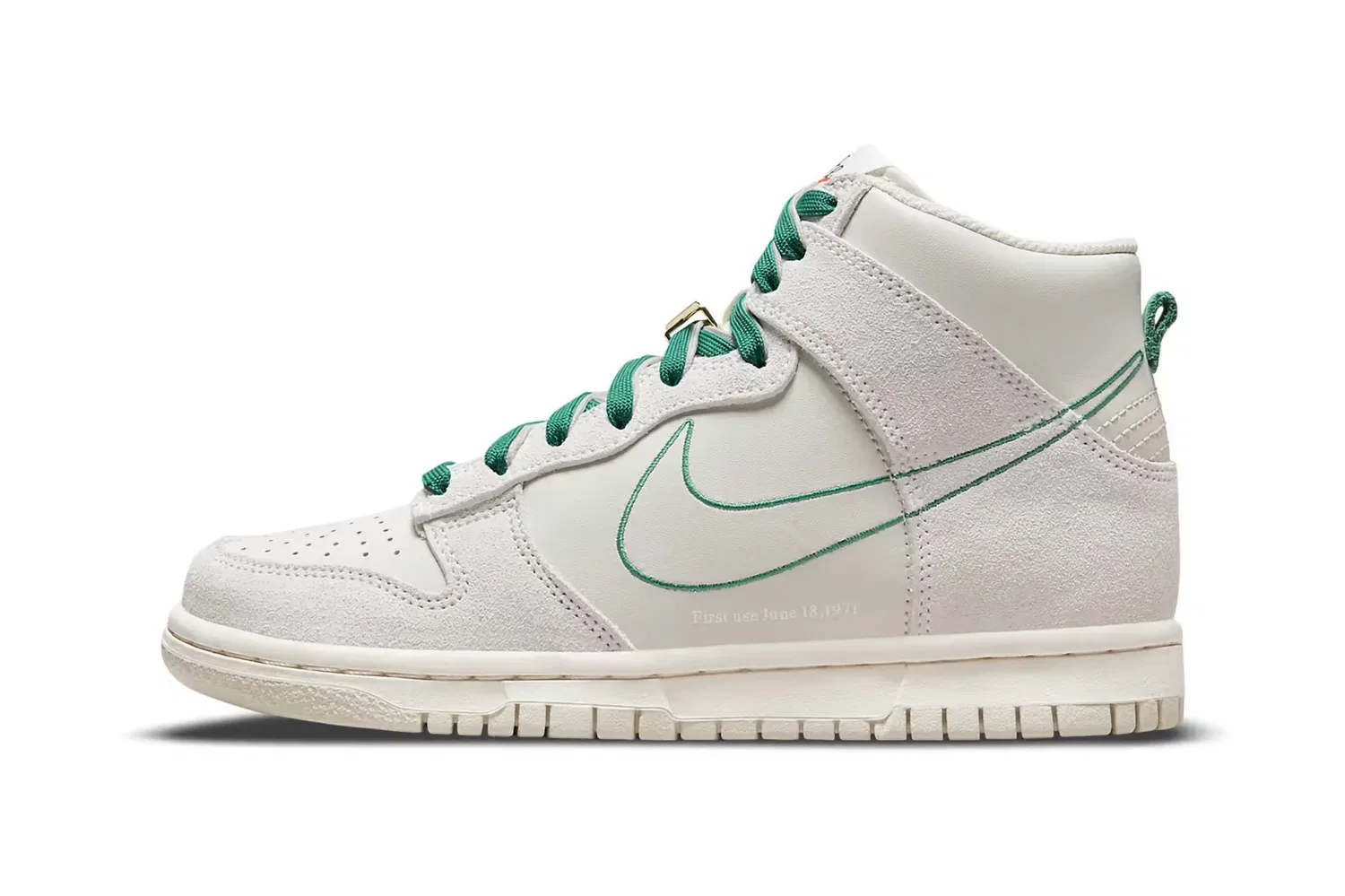 Детские кроссовки Dunk High с платформенной подошвой Nike, First Use Sail — фото 2