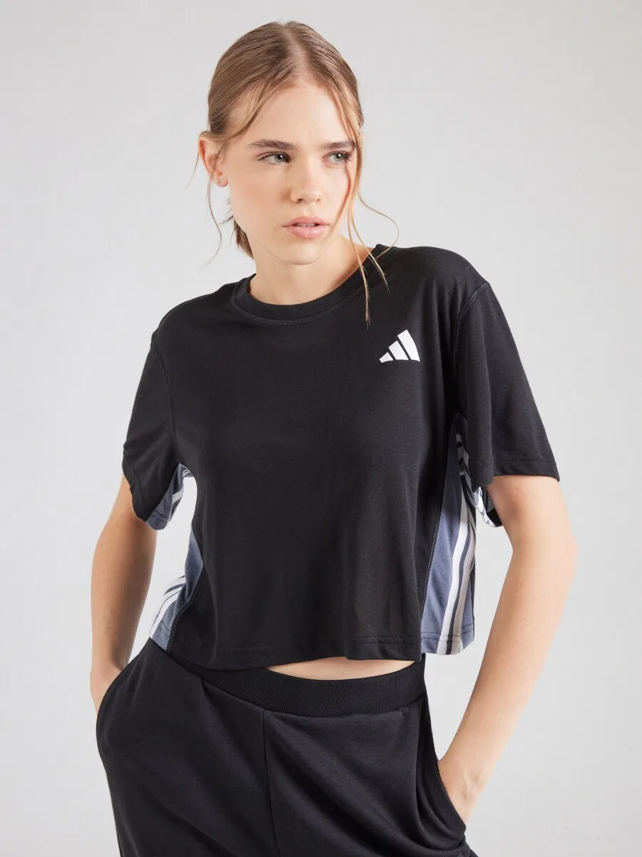 Спортивная футболка ADIDAS PERFORMANCE Performance Shirt 'Essential' черного цвета — фото 3