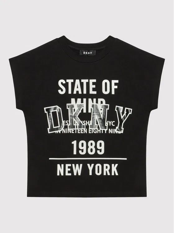 Футболка relaxed fit D35S01 M Dkny, черный