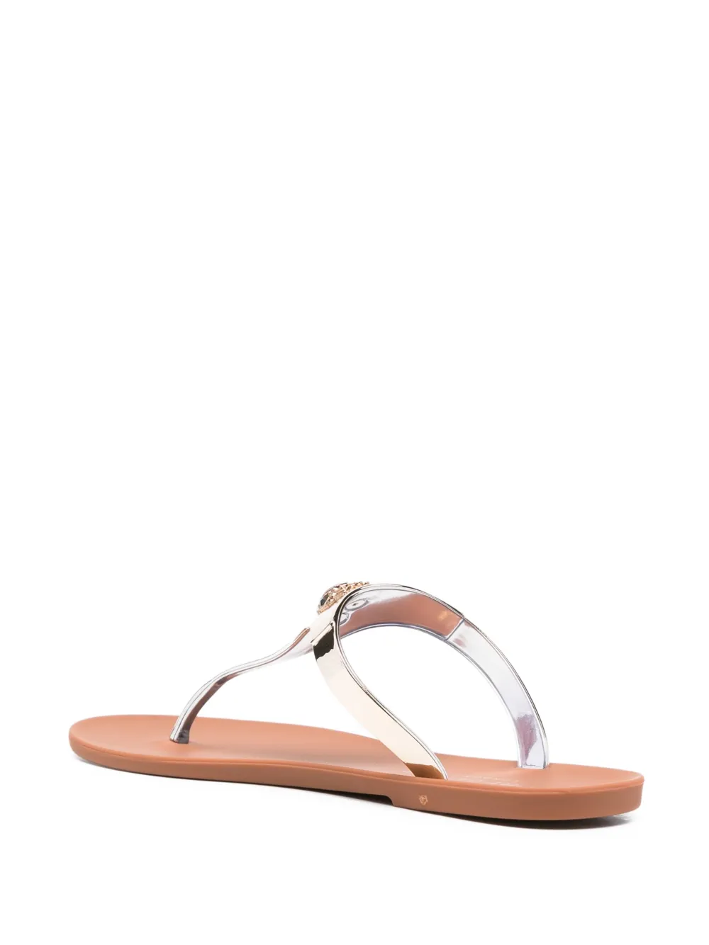 Слиперы с эффектом металлик KG Kurt Geiger, золотой — фото 3