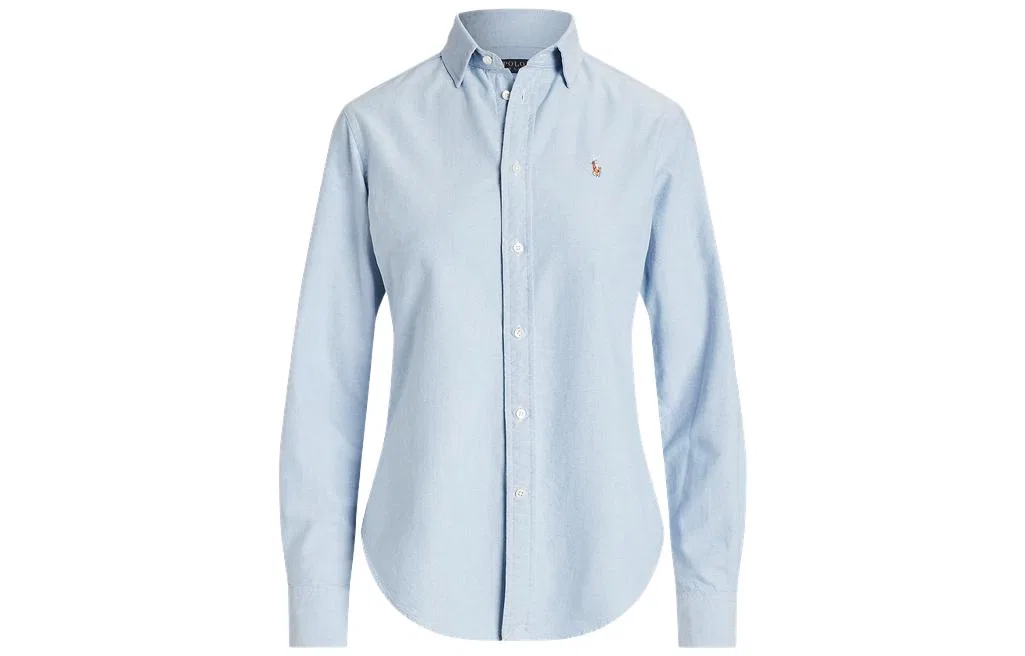 Женская рубашка с длинным рукавом Crlte St Polo Ralph Lauren, Light Blue
