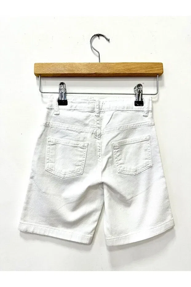 Детские шорты для мальчиков текстурированные Rois Kids, White — фото 3