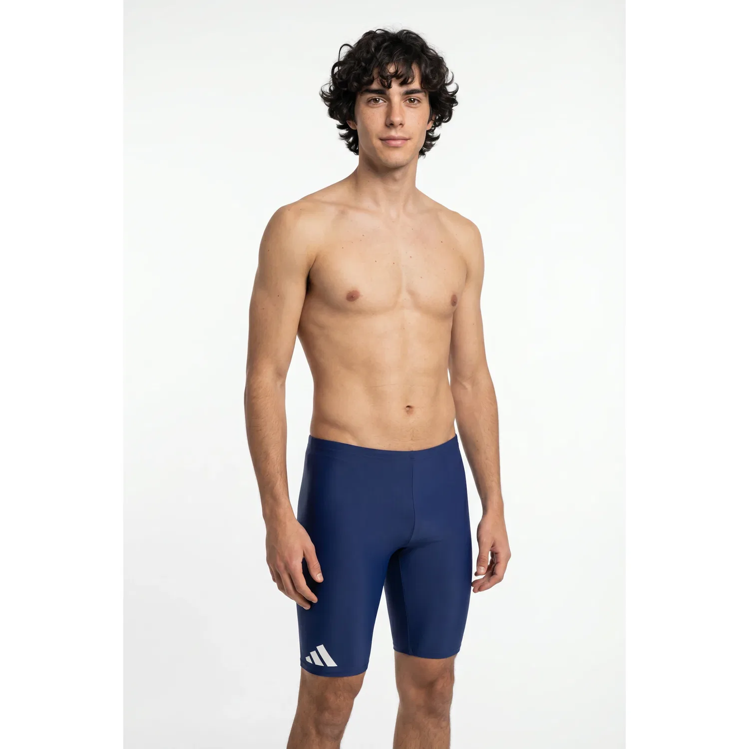 Мужские плавки для плавания Solid Jammer Adidas Performance, Dark Blue/White