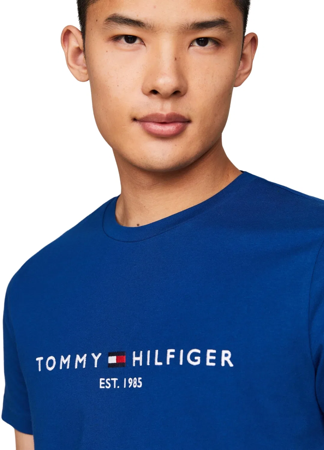 Мужская футболка с коротким рукавом Slim Fit Tommy Hilfiger, Anchor Blue — фото 3