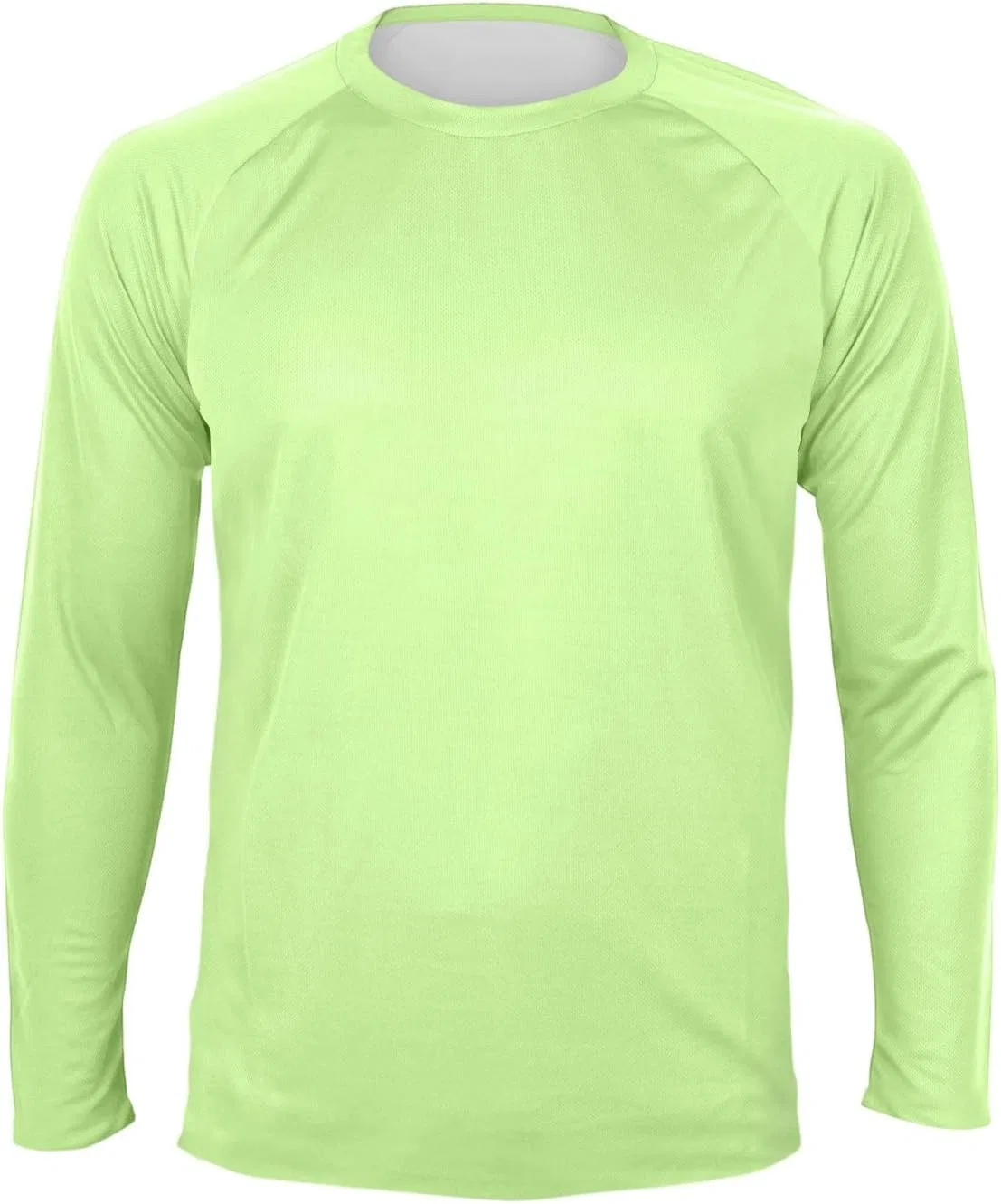 Мужская длинная футболка с круглым вырезом, Light Green — фото 3