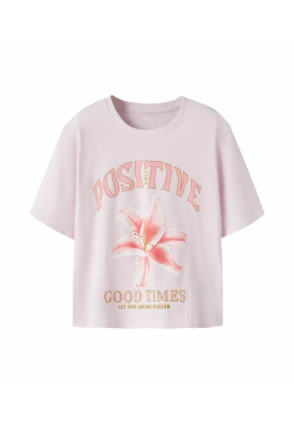 Футболка хлопковая Regular fit Name It, Cradle Pink, розовый