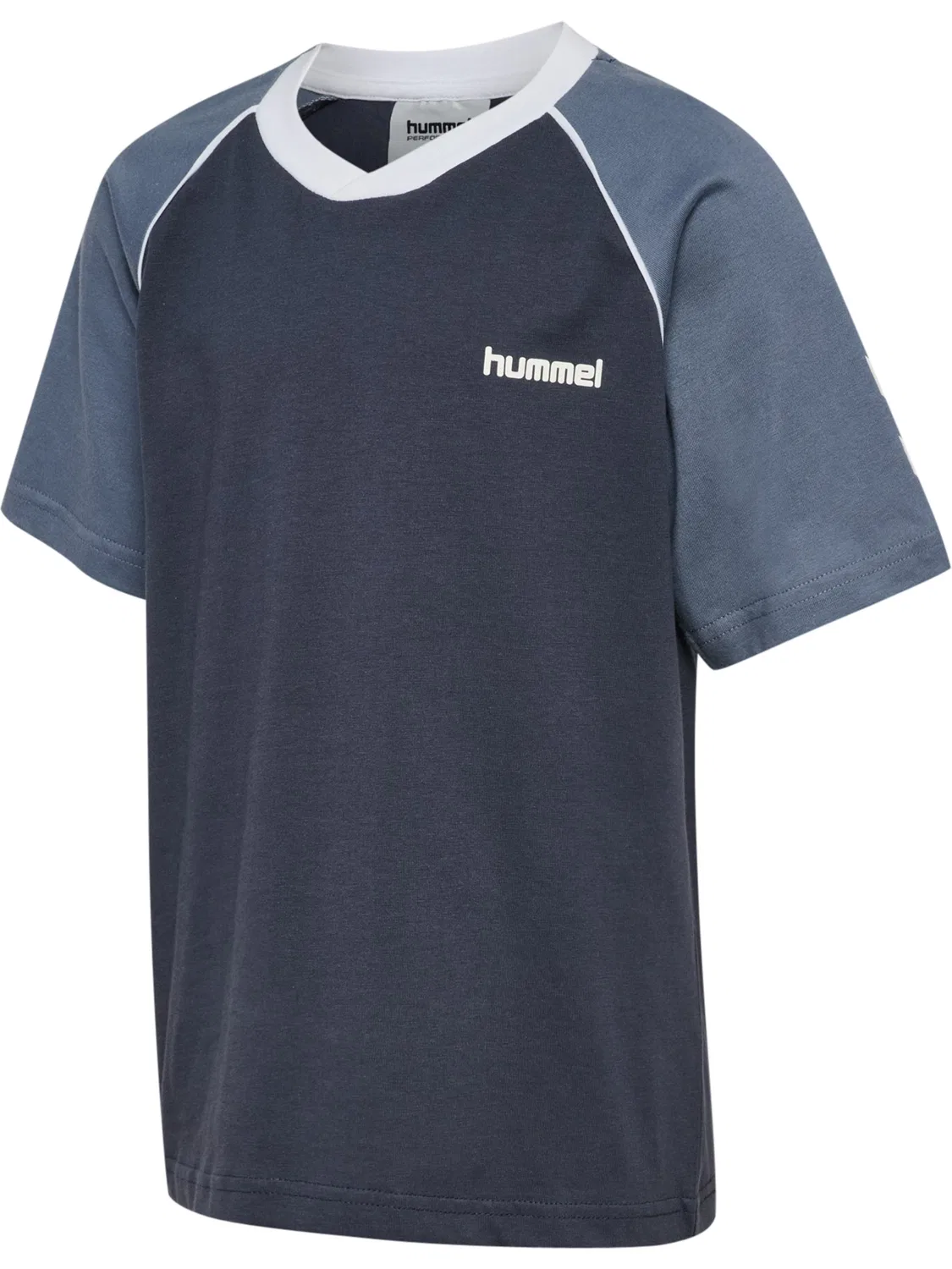 Рубашка Hummel темно-синего и опалового цвета — фото 3
