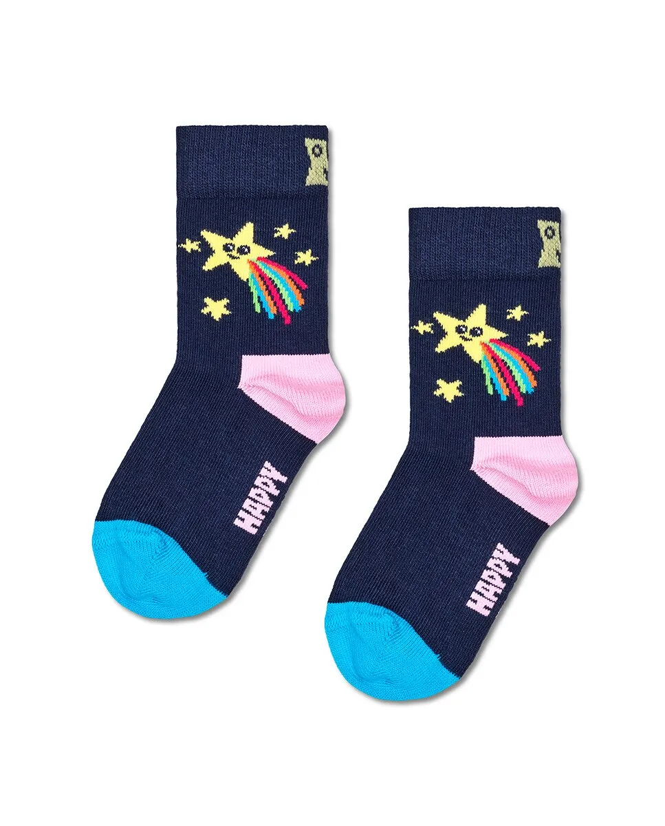 

Длинные носки со звездами Happy Socks, темно-синий
