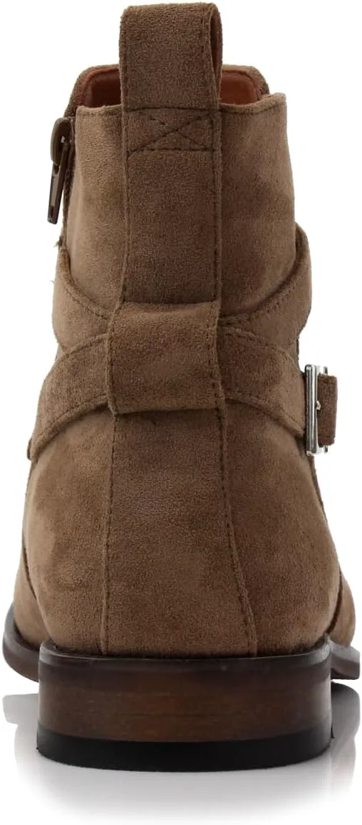 

Мужские инженерные ботинки Polar Fox | Мотоциклетные ботинки до щиколотки с ремешками и боковой молнией |