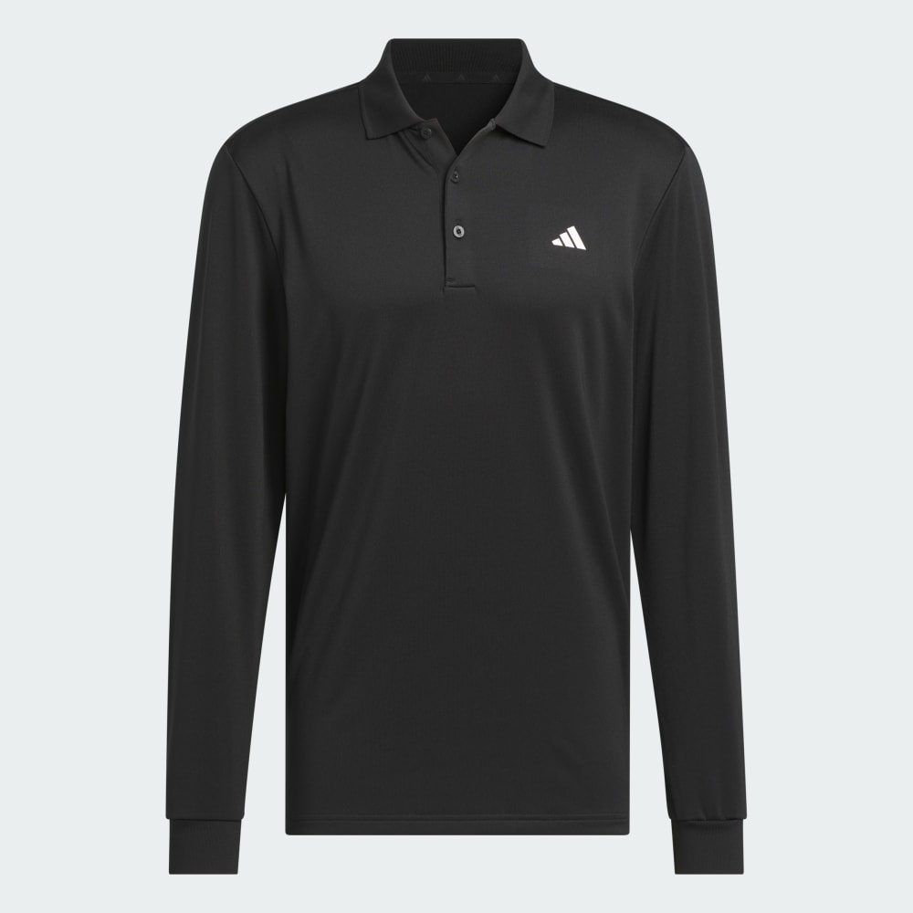 Поло Adidas Ultimate365 Cold.rdy Long Sleeve Polo Shirt, черный — фото 4
