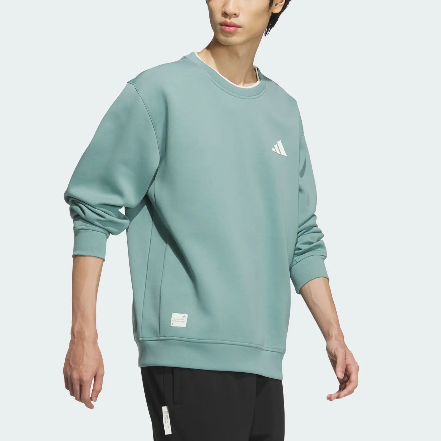 Футболка мужская Adidas Asphalt Gray FW24 — фото 4