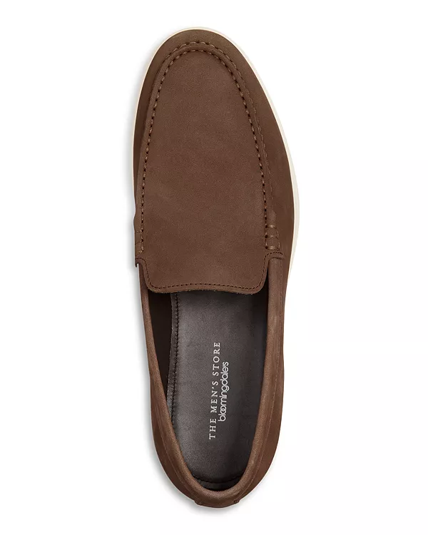 Мужские повседневные лоферы без шнурков - эксклюзив. The Men'S Store At Bloomingdale'S, коричневый — фото 2