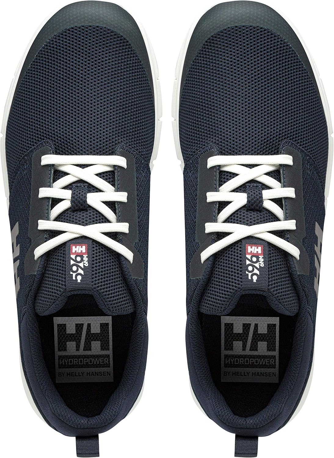 Кроссовки Helly-Hansen Men's Feathering Shoes - Breathable Sailing Shoe - Flexible Non-Marking Boat Footwear - Footwear for Men Helly Hansen, 597 Navy/Off White — фото 4
