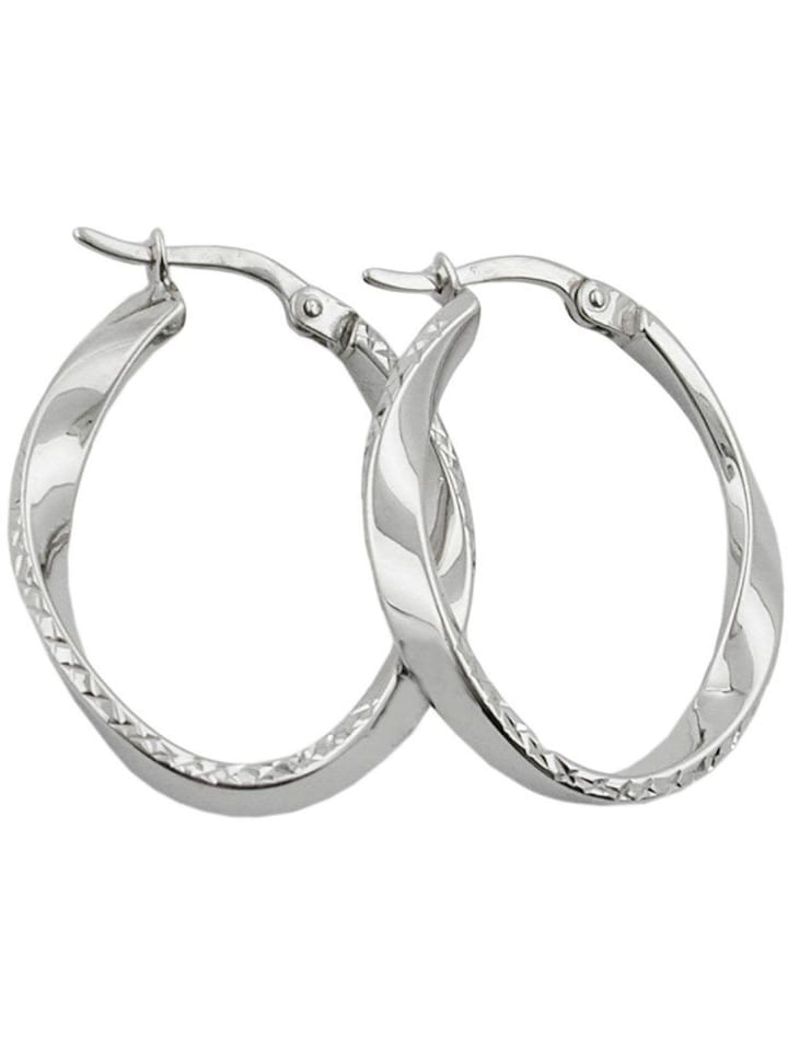 

Gallay Серьги Creole 26x22mm Silber 925 in silber