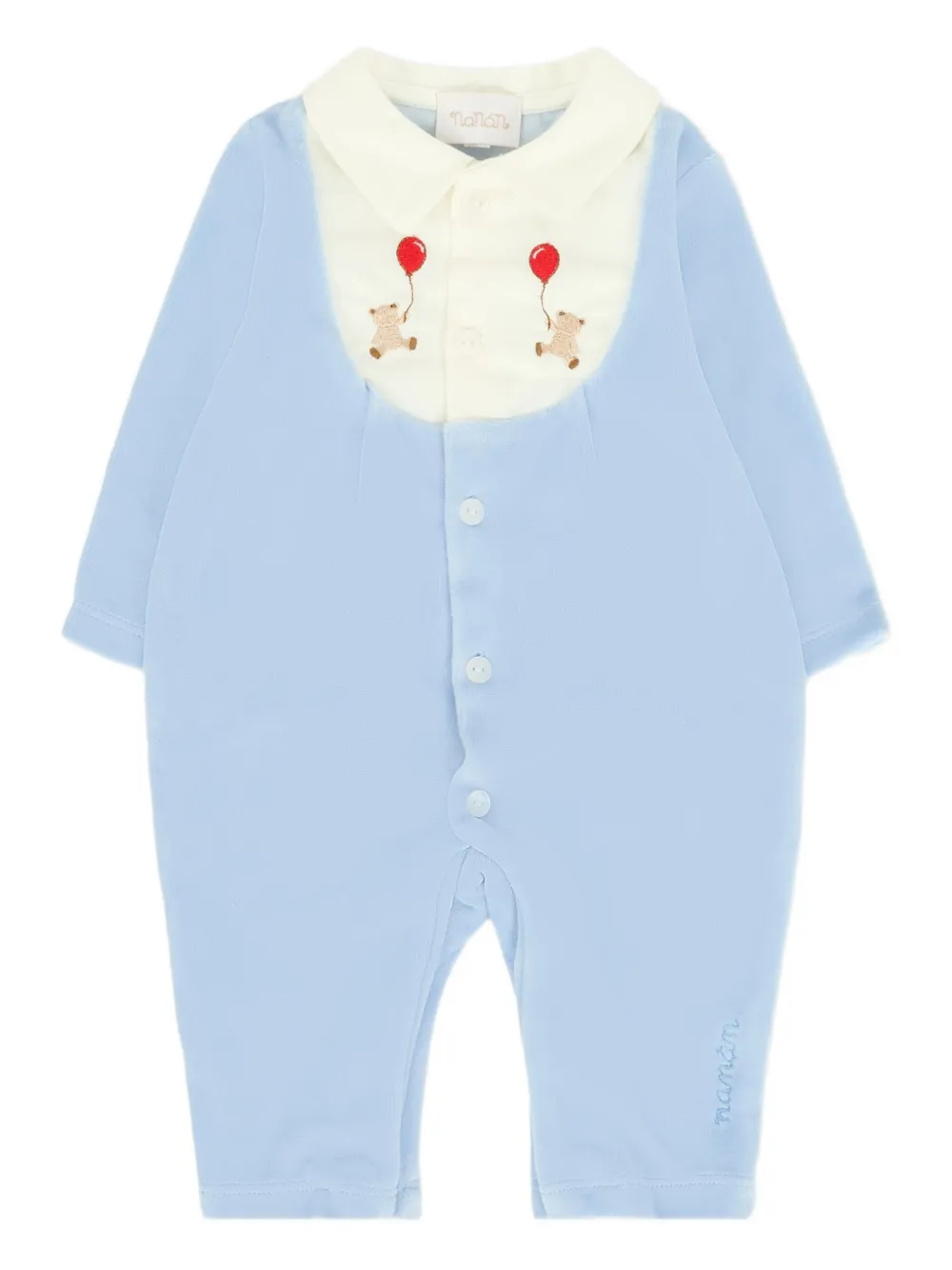 

Комбинезон с вышивкой в виде медвежонка Nanan, синий