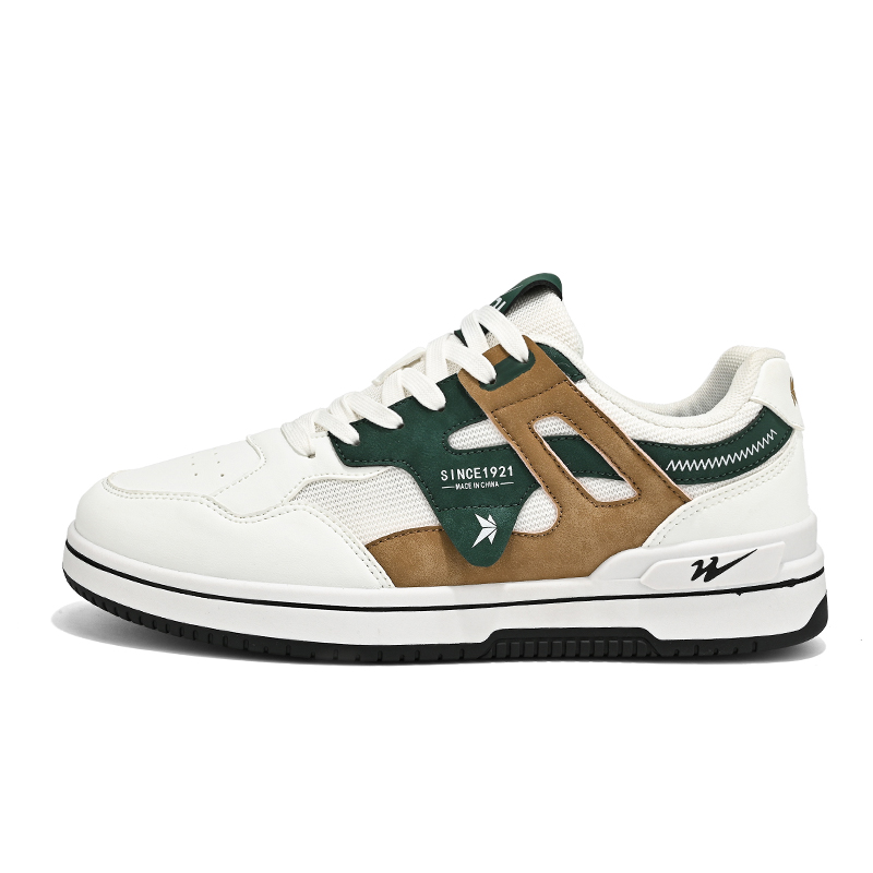 

Низкие скейтбордистские кроссовки унисекс Double Star 88, белый зеленый