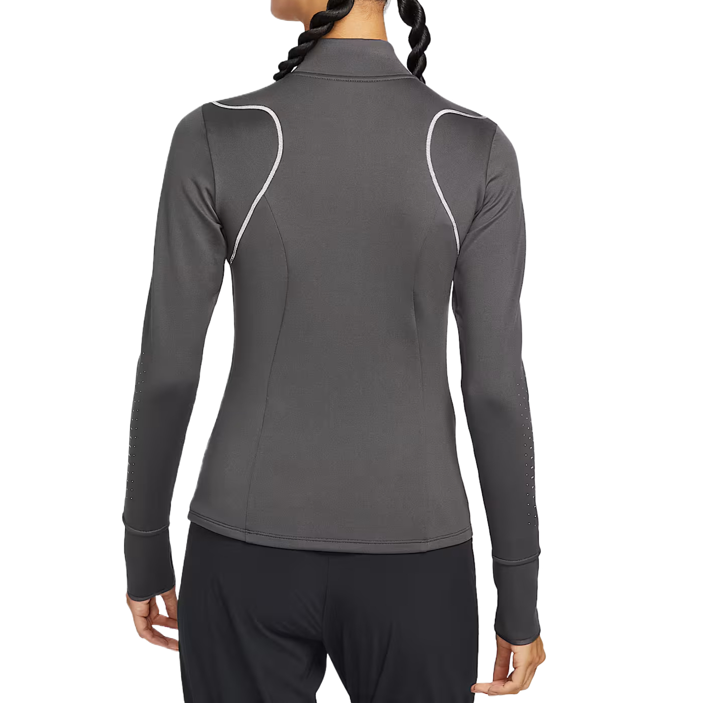 Футболка для бега Therma FIT женская Nike, серый — фото 3