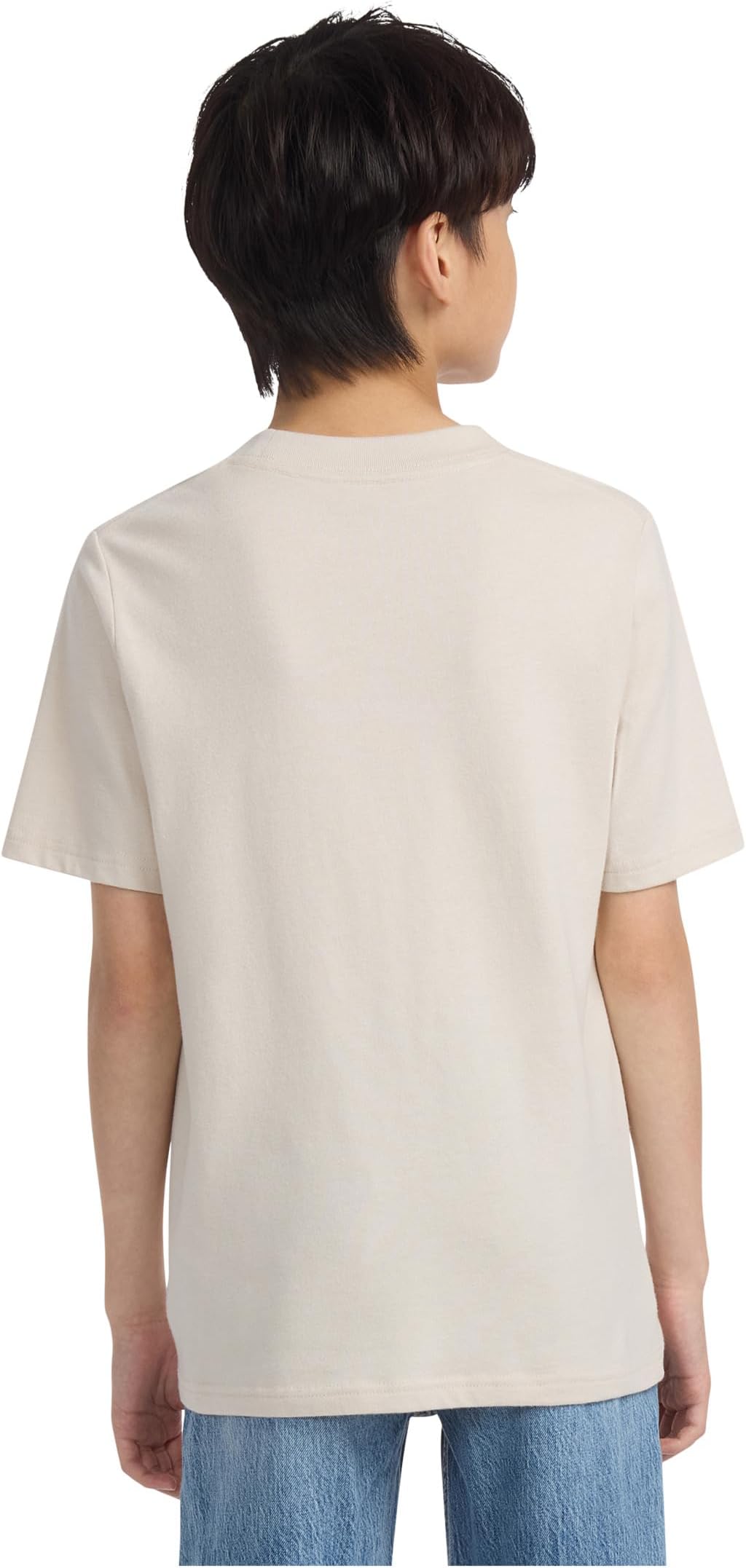 Футболка abercrombie kids Short Sleeve Essential Tee, цвет Pumice Stone — фото 2