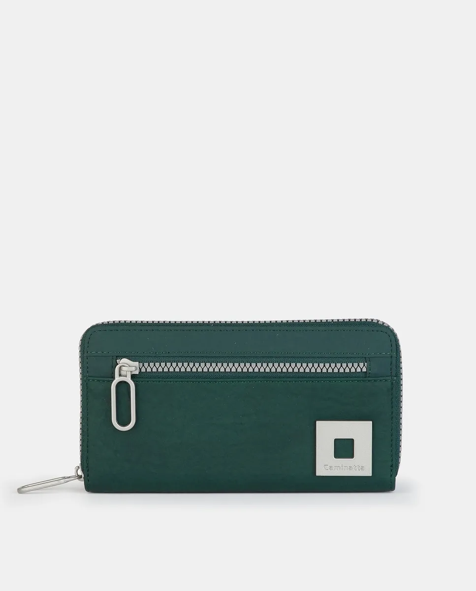

Кошелек на молнии Caminatta, зеленый