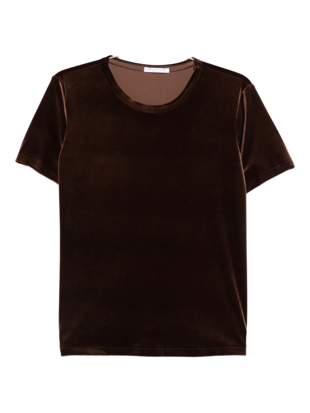 

Велюровая футболка Cenere Gb, коричневый