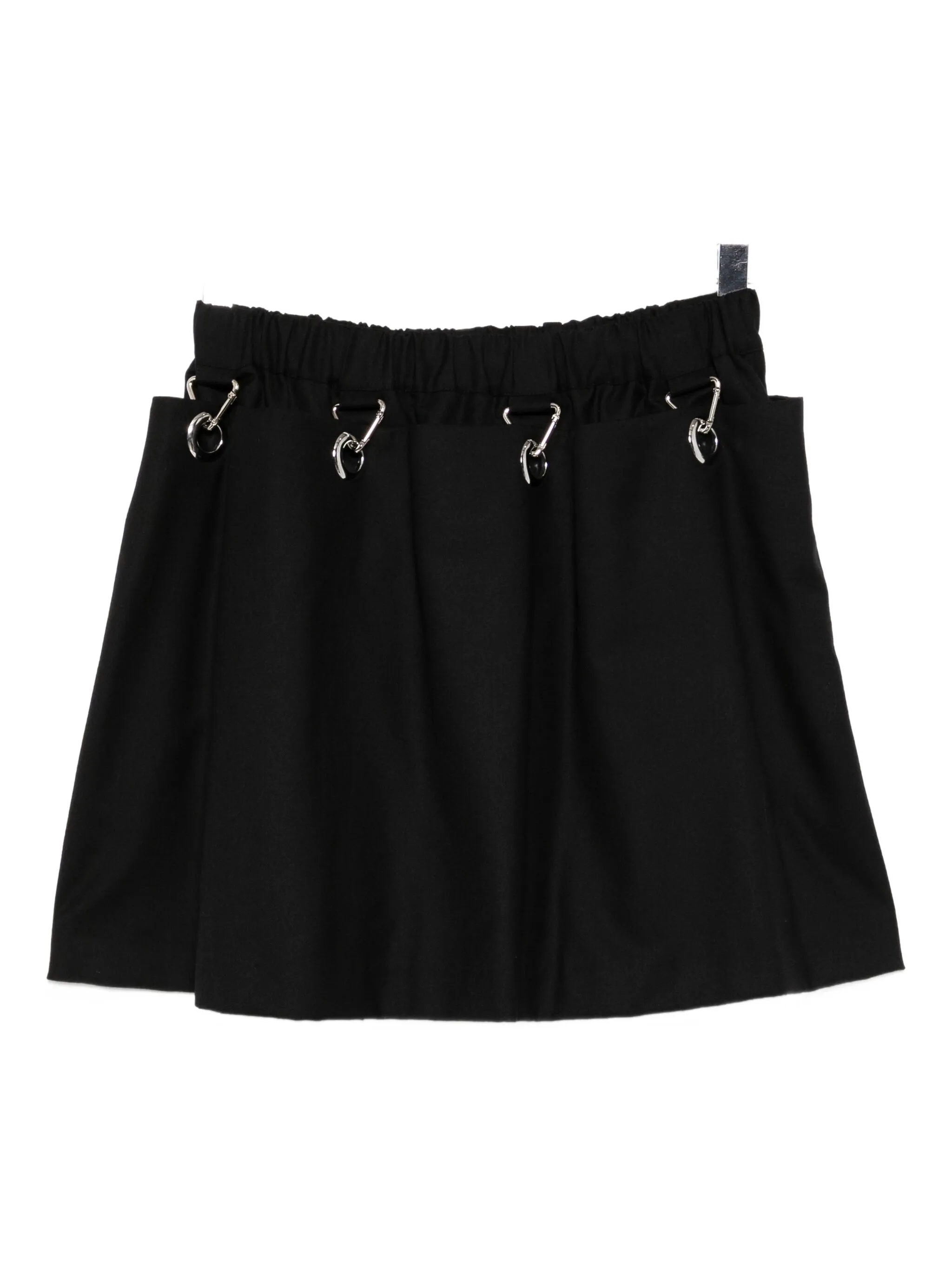 

Шерстяная мини юбка Noir Kei Ninomiya, черный