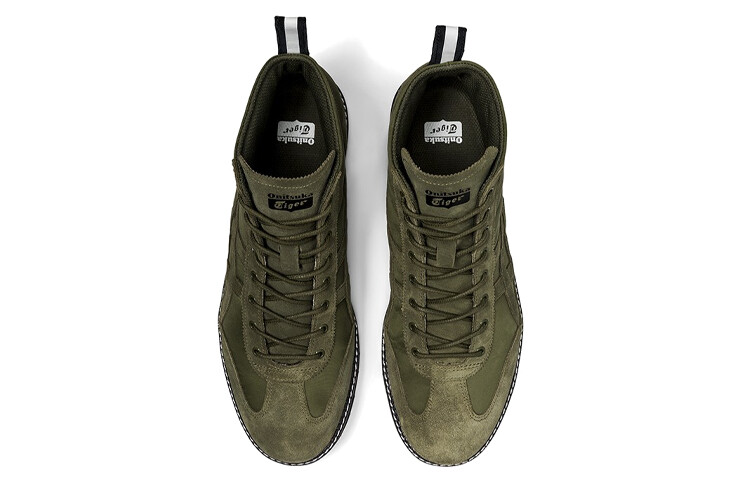 Ботинки Rinkan Outdoor унисекс оливково-зеленые Onitsuka Tiger — фото 4